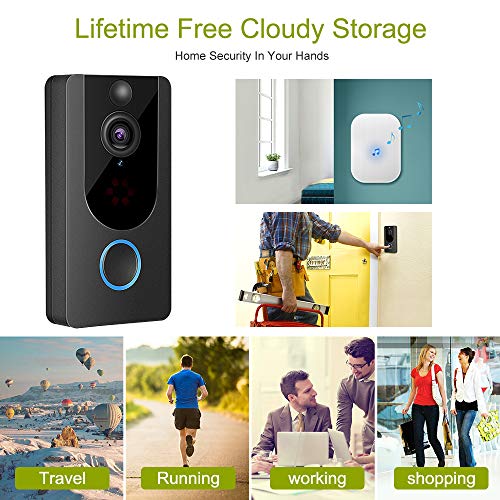 6 Doorbell+Wireless+Lifetime+Detection+Real+time