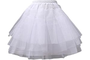 APLVFFZH Hoopless Petticoat Skirt Crinoline Underskirt Flower Girls Petticoat for Cosplay