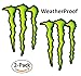 x2 Monster Energy Sticker Decal for Car 5
