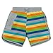 i play. Baby Boys' Striped Pocket Board Shorts with Built-In Swim Diaper, Gray Multistripe, 24 Months