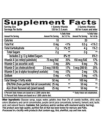 Gominolas con omega 3 y DHA, botellas con 120 unidades (paquete de 3), de L'il Critters