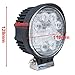 TMH 27w Round Shape 60 Degree LED Work Light Flood Beam Spot Lamp Driving Light, Jeep, Off-road, 4wd, 4x4, Utv, Sand Rail, Atv, Suv, Motorbike, Motorcycle, Bike, Dirt Bike, Bus, Trailer, Truck, Train, Mining Truck, Excavator, Bulldozer, Crane, Road Roller, Fork Lift, Fire Engine, Police & Rescue Vehicle, Military Vehicle, Camping, Courtyard Lamp, Fishing, Boat, Yacht, Road Lamp, Tractor, Golf, Street Light, Fog Lamp, Day Light, Marine Deck
