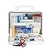 First Aid Only 90753 25-Person ANSI 2015 A+ and OSHA Compliant Contractor's First Aid Kit for Home Renovation, Job Sites, and Construction Vehicles, 128 Pieces