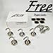 Strong 44 LB Neodymium Magnetic Hooks - Best For Hang Gadgets Indoor / Outdoor Use - Set of 5 Magnetic Base with 10 Steel Hooks - 5 Small and 5 Large Plus 3M Non Scratch Stickers