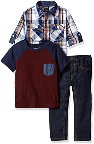American Hawk Boys' Long Sleeve, T-Shirt and Pant Set (More Styles)