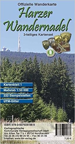 Harzer Wandernadel Offizielle Wanderkarte 1 50000 Amazon De Bucher