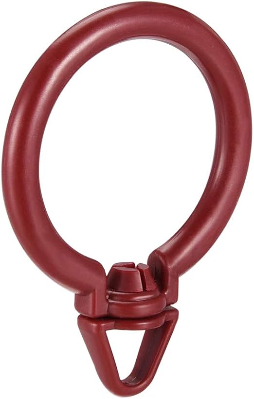 Amazon Com Uxcell Curtain Rings Plastic Swivel Drapery Ring For