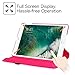Fintie Case for iPad 9.7 2018 2017 / iPad Air 2 / iPad Air - 360 Degree Rotating Protective Stand Cover with Auto Sleep Wake for iPad 9.7 inch (6th Gen, 5th Gen) / iPad Air 2 / iPad Air, Magenta