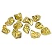 Beistle 52168 Plastic Nuggets, 1.06 oz, Gold