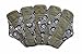 5 Pieces Charcoal Bamboo Mama Cloth/Menstrual Pads/Reusable Sanitary Pads (Regular (10 inch), Black Lace)