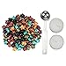 Sealing Wax Beads Set, Yoption 120 Pieces Mix Colors Star Shape Seal Wax Kit with 1 Wax Melting Spoon and 2 Candles for Wax Seal Stamp (Mix Color #1)
