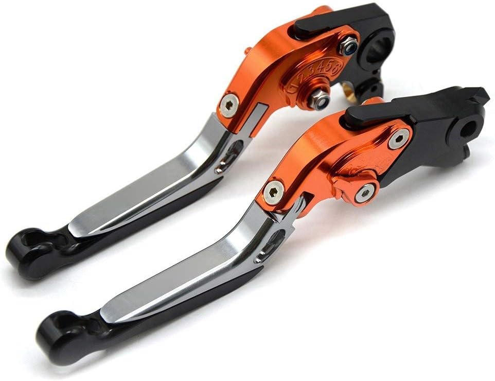 Motorbike Brake Levers,1 Pair Universal Aluminum Brake Regulator Clutch