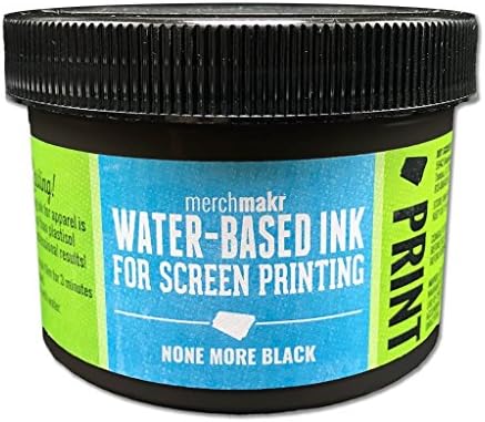 None More Black Merchmakr Water-Based Ink for Screen Printing