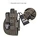 OneTigris Molle Belt Holster for 1911 45 92 96 Glock (Ranger Green - Right Handed)