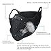 Dust Masks, Activated Carbon Dustproof Masks With Cotton Filter Earloop Cycling Mask for Running Woodworking House Cleaning and Gardening, against Asthma, Pollen Allergies, PM2.5 (Black1)