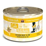 Weruva Cats In The Kitchen, Chicken Frick 'A Zee With Chicken Au Jus Cat Food, 6Oz Can (Pack Of 24)