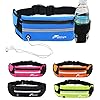 Fortitude Sports Loopgordel met telefoonhouder | heuptas voor hardlopen voor mobiele telefoons, hoofdtelefoon en…