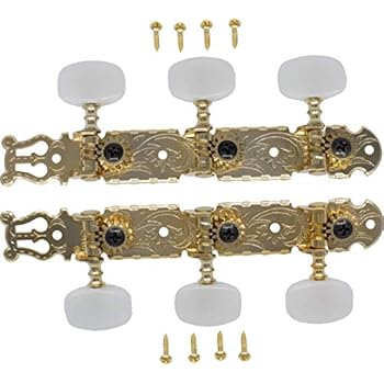 Flash Gold Lyra-Type Gotoh Classical Guitar Tuners, 35G420