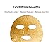 Elixir Gold Korean Face Mask | Collagen & Anti Aging Wrinkle Treatment | Luxury Peel Off Moisturizing Facial Sheet