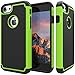 iPhone 7 Case,,ANLI(TM)[Shock Absorption] Drop Protection Hybrid Dual Layer Armor Protective Case Cover for Apple iPhone 7(4.7 inch) Green