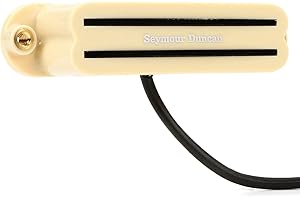 Seymour Duncan SHR-1b Hot Rails Strat Bridge Humbucker Pickup for Electric Guitar - Cream