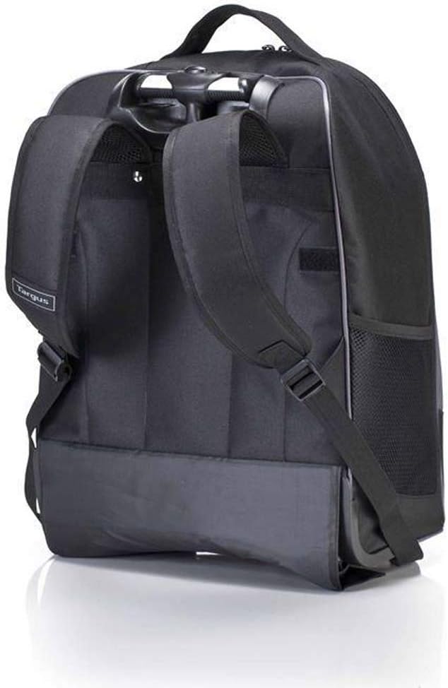 Targus Compact Rolling Backpack for Business, College Student and Travel Commuter Wheeled Bag, Durable Material, Tablet Pocket, Removable Laptop Protective Sleeve for 16-Inch Laptop, Black (TSB750US): Computers & Accessories