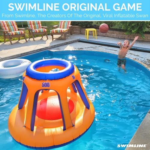 SWIMLINE Inflatable Pool Basketball Hoop Floating Or Poolside Game