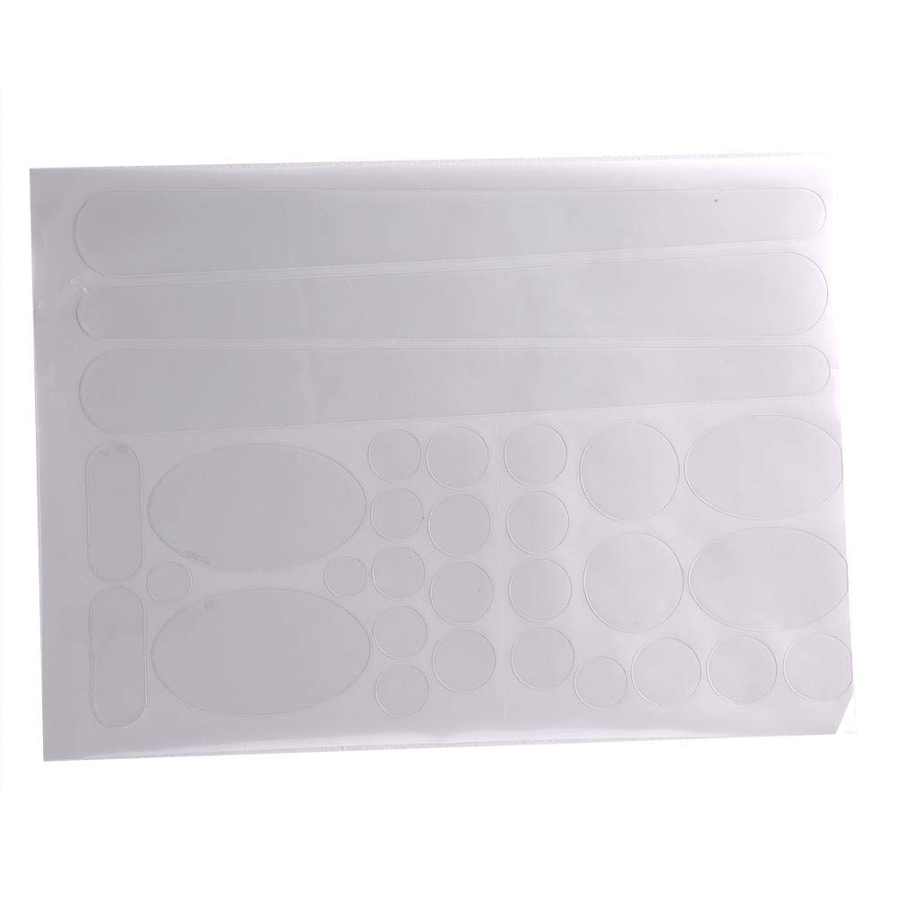 Dilwe Chainstay Protector, Bike Frame Sticker Set for Mountain and Road Bikes (Clear)