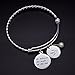 ORIYA Stainless Steel She Believed She Could So She Did bracelet Gift For Women girl, Inspirational bracelet (Grey-Bracelet)