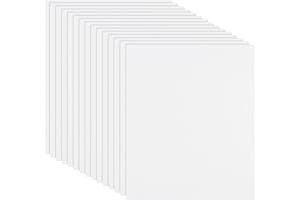 Rebower Foam Board 20x24 Inch, White Foam Board 1/8 Inch Thick Foam Poster Board, [for Presentation Projects, Art Crafts, Pos