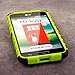 LG Optimus L70 Phone Case, MPERO IMPACT SR Series Kickstand Case for LG Optimus L70 / Realm - Neon Green