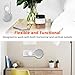 Matone Outlet Wall Mount for Echo Dot 2nd Gen, A Space-Saving Solution for Your Smart Home Speakers - White