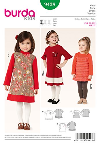 BurdaKids Dress Sewing Pattern 9428