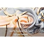 100% Silk Scarf - Women's Fashion Large Sunscreen Shawls Wraps - Lightweight Floral Pattern Satin for Headscarf&Neck 100% Silk Scarf - Women's Fashion Large Sunscreen Shawls Wraps - Lightweight Floral Pattern Satin for Headscarf&Neck