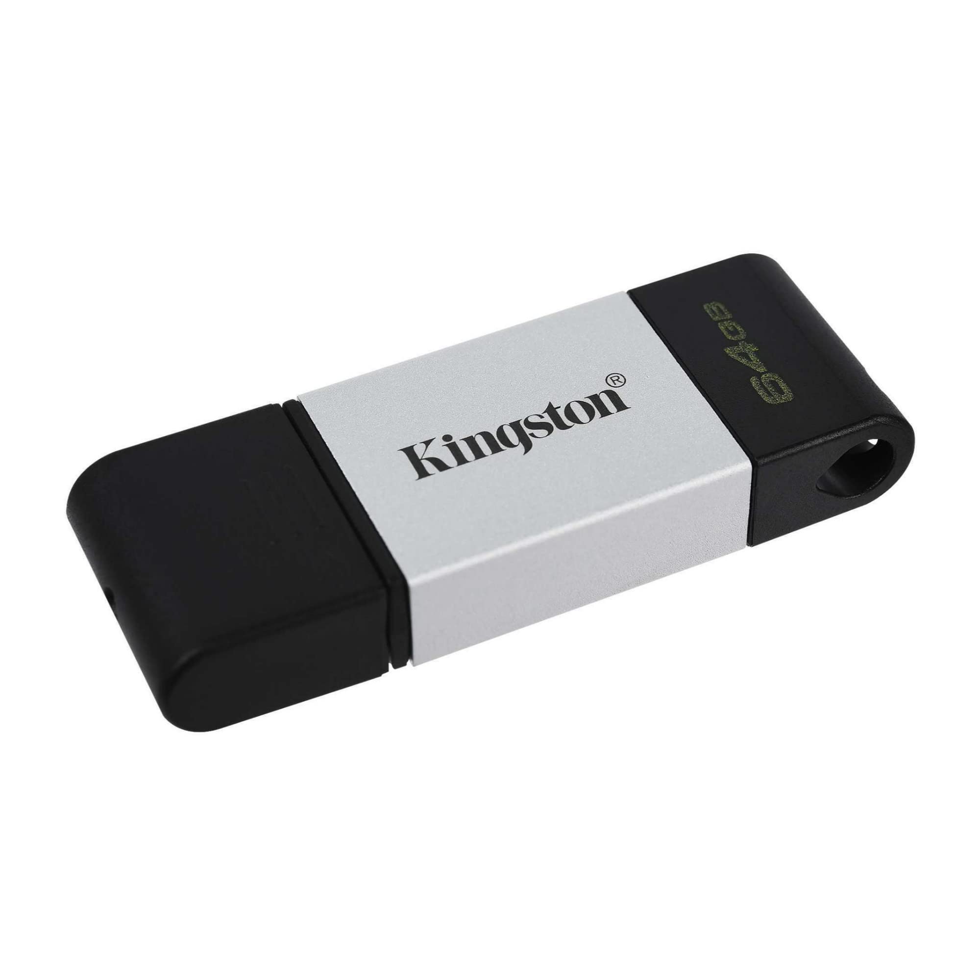 Kingston DataTraveler 80 64GB USB Type-C Flash Drive (DT80/64GB), Metal