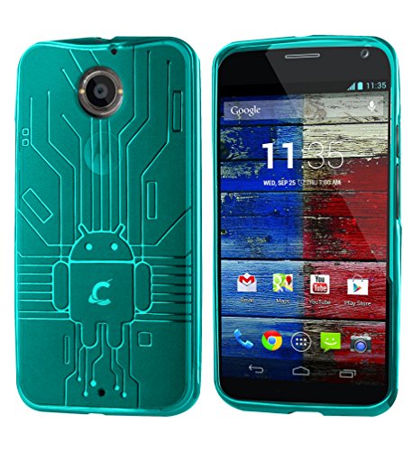 Moto x case, cruzerlite bugdroid circuit tpu case compa…