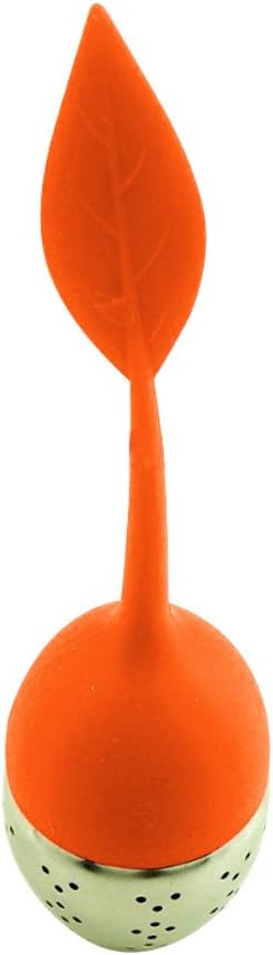 Evana Tea Infuser Silicone Tea Infuser Handle Stainless Steel Strainer Filter Infuser for Loose Leaf Grain Tea Cups, Mugs, and Teapots