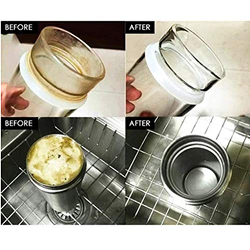 Coffee Maker Cleaner & Descaler Combo,Brewer Coffee Tea Cup Cleanse Kit,Eco-Friendly Activated Scale Remover&Water Softener Removes Mineral Deposits, Oily Residue, Tannins, Stains (2PC) - Thumbnail 4