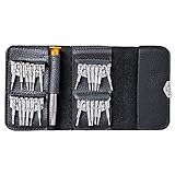 Comwinn 25 in 1 Precision Torx Screwdrivers Set, macbook/Computer Tool Set - Phillips Screwdriver with Black Bag (Manual-25 in 1)