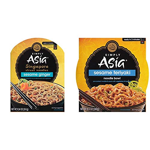 Simply Asia Sesame Ginger Singapore Street Noodles, 9.24 oz (Pack of 6