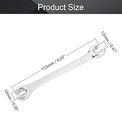 Utoolmart Flare Nut Wrench, 10mm x 12mm Metric
