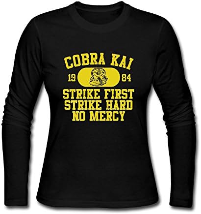 Womens Adult Classic Leisure Cobra Kai 1984 Long Sleeve Tshirt