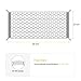 ideapro Rear Cargo Net for Garage Storage, Multipurpose Trunk Cargo Storage Netting with Mounting Screw, Elastic Car Net Pocket for SUV Jeep Truck with Hooks (39 x 27 Inch)