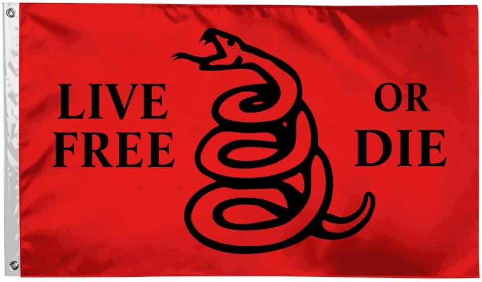 Amazon Com Sammaliflag American Flag Us Vete Rans Live Free Or Die 3x5 Flags Banner 3 X5 Ft With Brass Grommets For President 2020 Home Outdoor Sports Outdoors