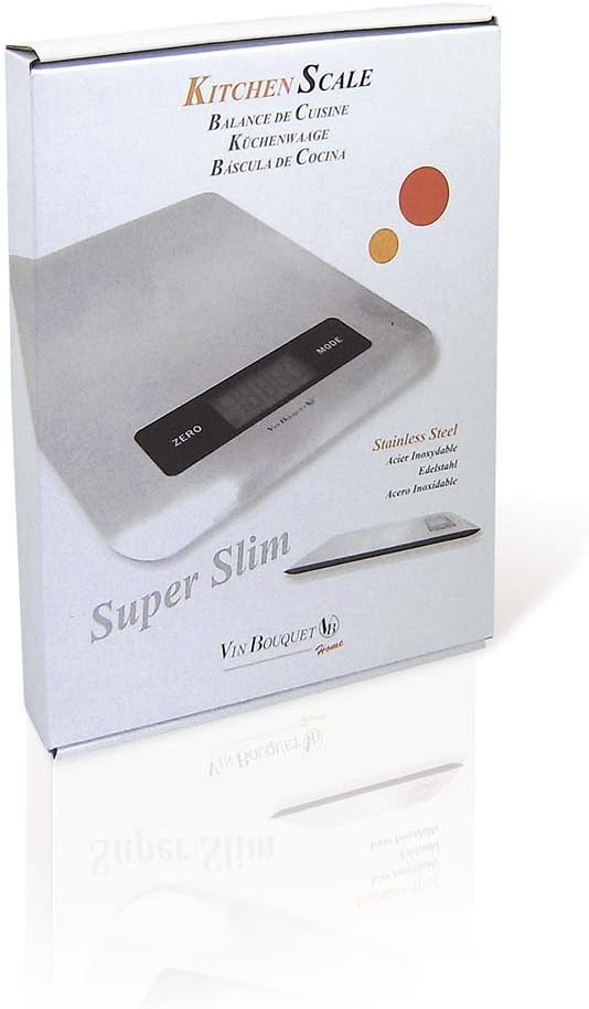 Nerthus FIH 027 Kitchen scale. High precision scale. Made in stainless steel being easy to clean, Multi-colour, 19.2 x 25.3 x 3.2 cm - Image 5
