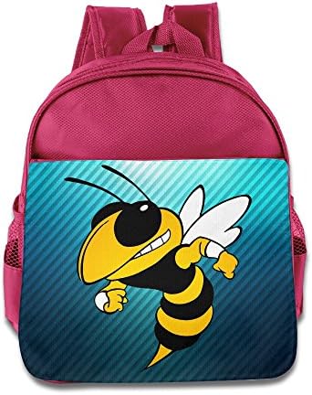 POOZ Georgia Tech Yellow Jackets Football Teenager Schoolbag For Boys &amp; Girls Pink