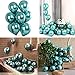 Chrome Metallic Balloons for Party 50 pcs 12 inch Thick Latex balloons for Birthday Wedding Engagement Anniversary Christmas Festival Picnic or any Friends & Family Party Decorations-Metallic Green