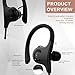 Esonstyle IPX4 Sport Bluetooth 4.2 Headset Earphone Noise Cancelling Running Headphone 360 Degree Rotate Support Hands Free Calling Running/Exercise/Sports