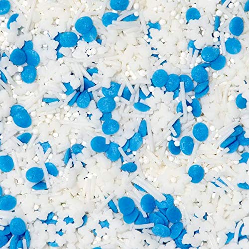 Great Big Blizzard Natural Sprinkles by Supernatural, No Artificial Dyes, Frozen Sprinkles, 3oz