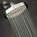 ShowerMaxx, Luxury Spa Series: Brushed Nickel Rain Shower Head, 6-Inch Round Rain Showerhead with 360 Tilt, Experience Rainfall with MAXX Comfort and Elegance (Brushed Nickel)